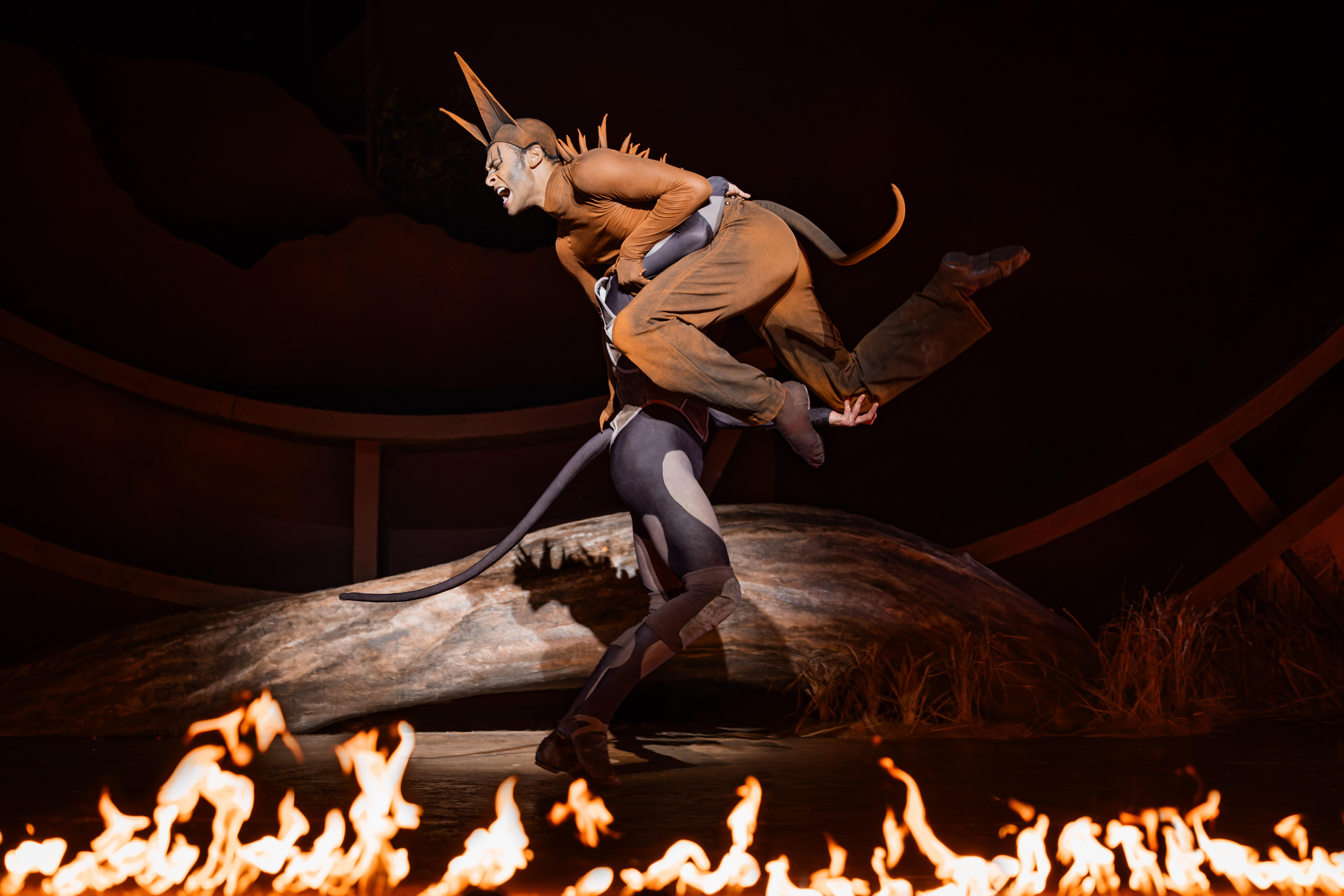 production shot of performers in CATS