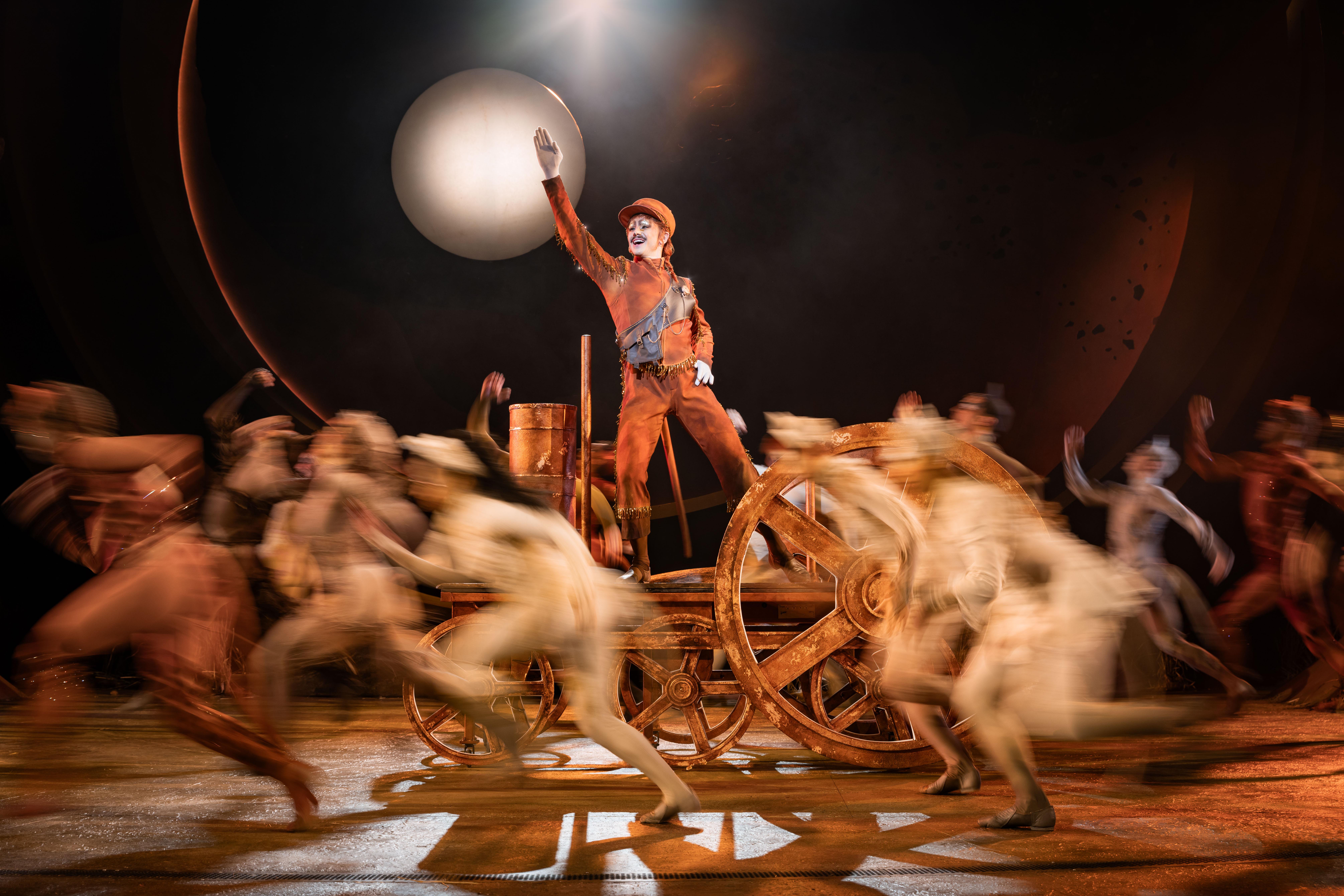production shot of performers in CATS