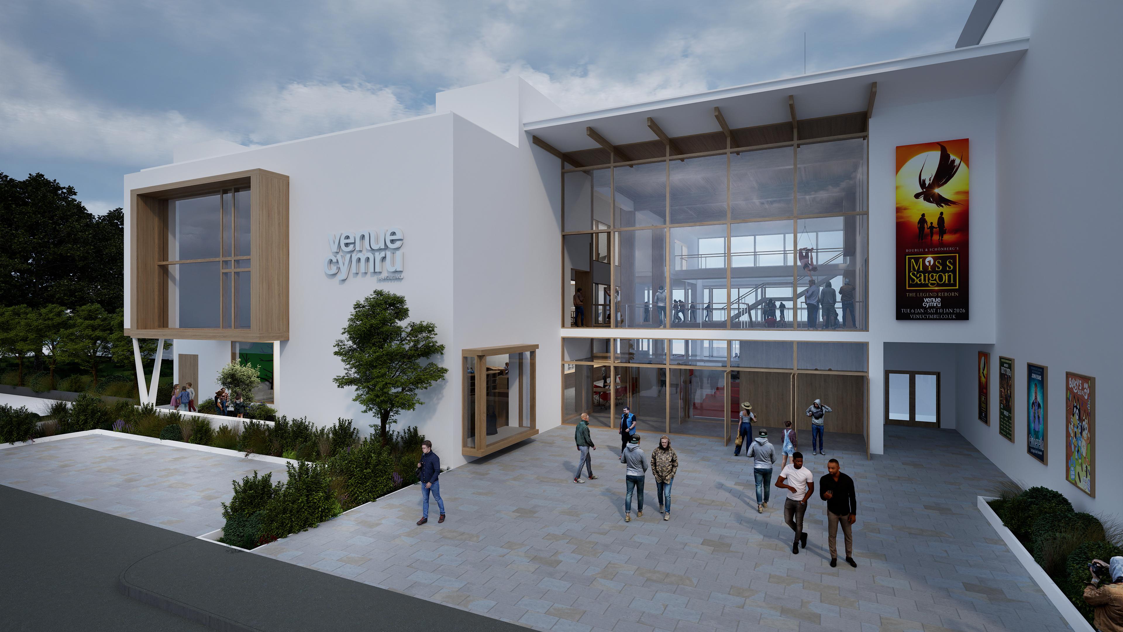 Artist impression - Rear entrance