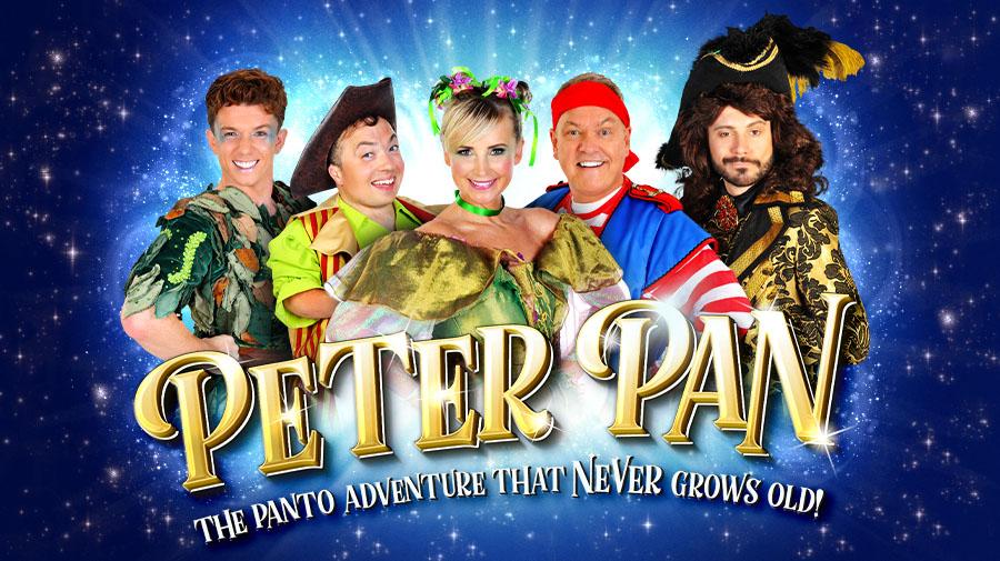 image of five people dressed as characters from Peter Pan