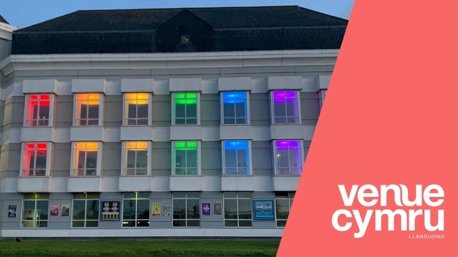 venue cymru rainbow lights