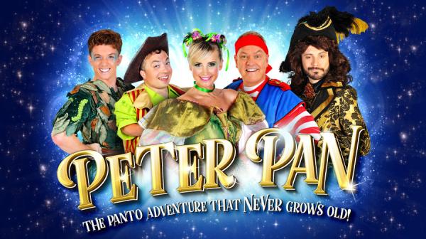 image of five people dressed as characters from Peter Pan