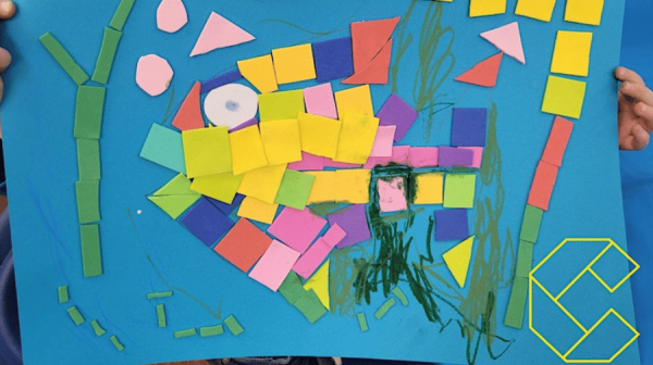 image of colourful children's artwork