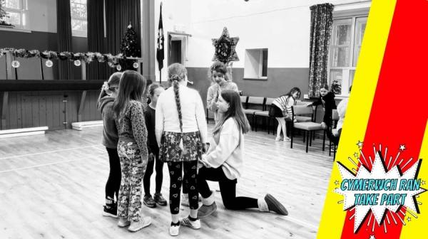 Acting studio with children acting 